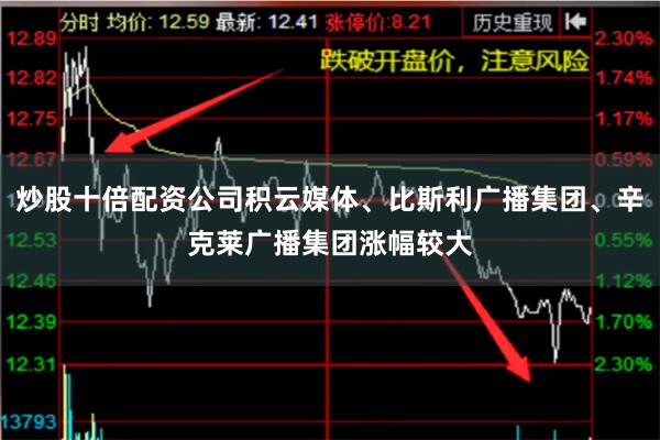 炒股十倍配资公司积云媒体、比斯利广播集团、辛克莱广播集团涨幅较大
