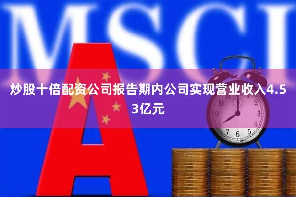 炒股十倍配资公司报告期内公司实现营业收入4.53亿元